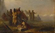 Alfred Jacob Miller Scene of Trappers and Indians Sweden oil painting artist